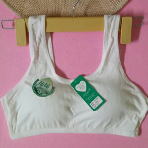 Áo bra cotton tăm có đệm may cố định